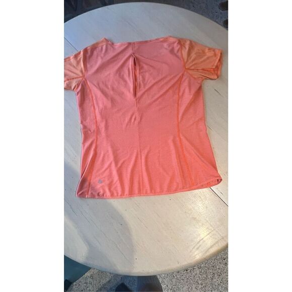 Lululemon Athletica 4 6 Run Fast Track Short Sleeve Silverescent Shirt top size - Picture 7 of 8